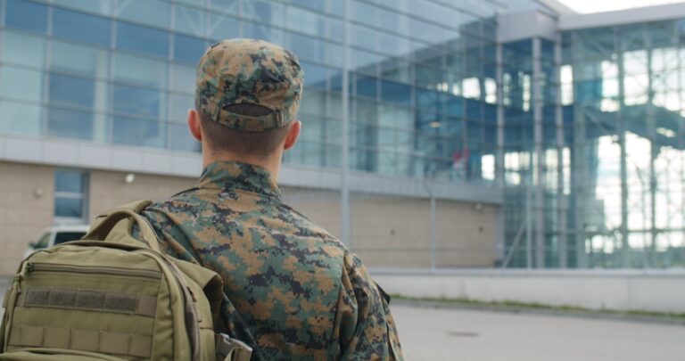 leaving military service