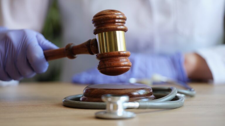 Doctor with gavel